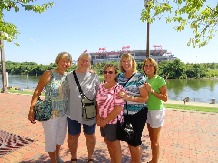 Amy Clark Houck, Janet Olson Shacklett, Sandy Balthaser Goodwin, Carol Ostertag Freniere